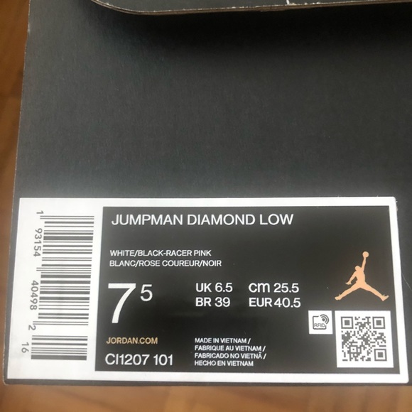 Jordan Jumpman Diamond Low Basketball shoes - Picture 7 of 7